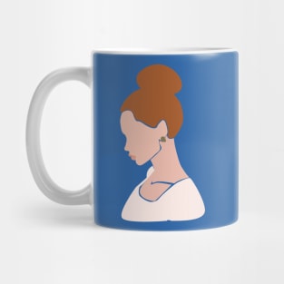 Elegant woman knot Mug